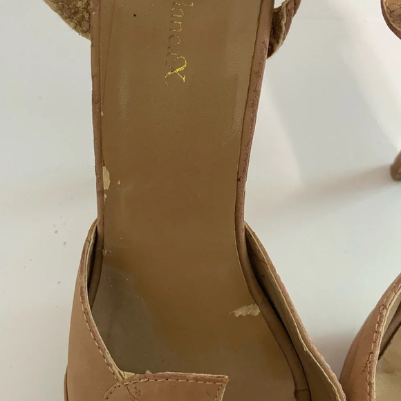 Costa BlancaX Nude Beige High Heel Sandals with Braided Strap - 37 - Picture 6 of 11